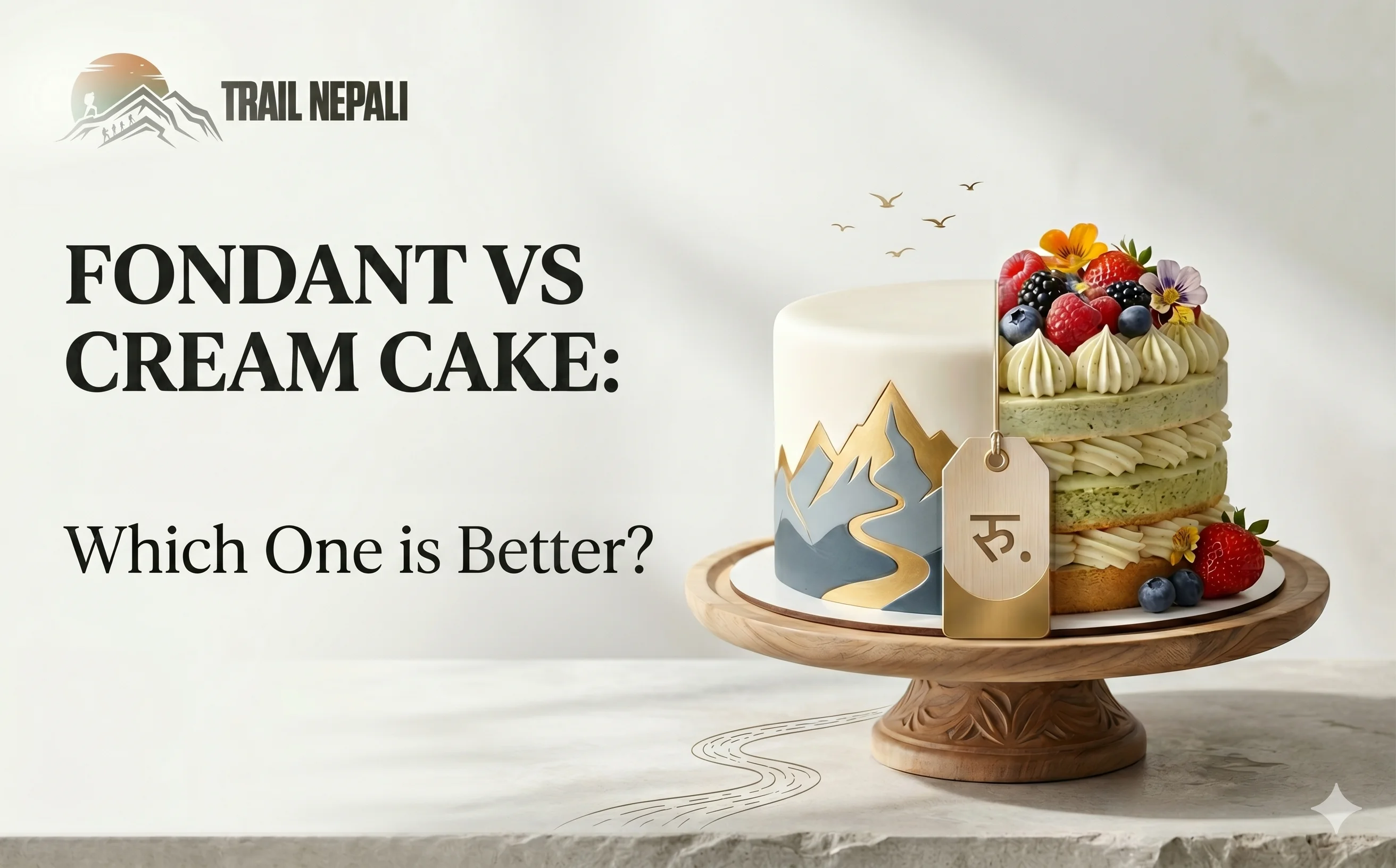 Fondant vs Cream Cake